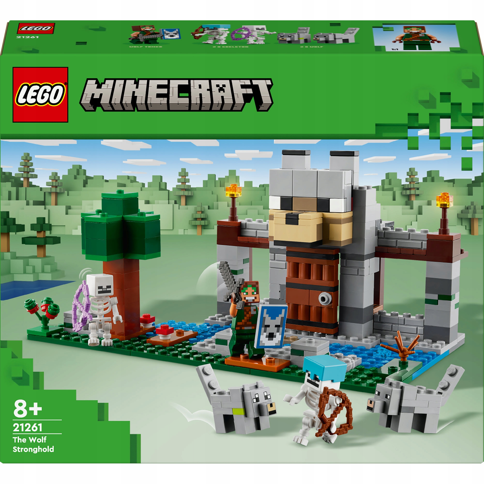 LEGO Minecraft 21261 Minecraft 21261 Vlčia pevnosť